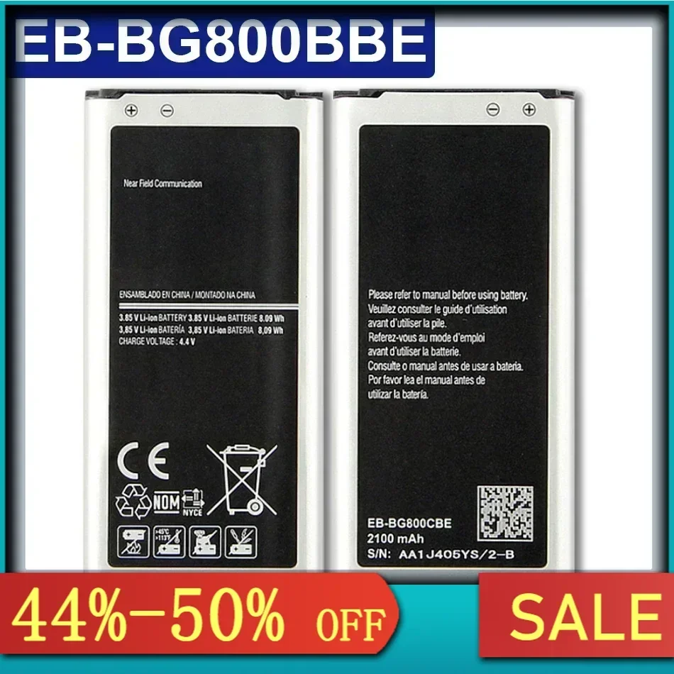 

Сменный аккумулятор EB-BG800BBE для Samsung Galaxy S5 Mini G800F G800H Batteia 2100 мАч S5mini