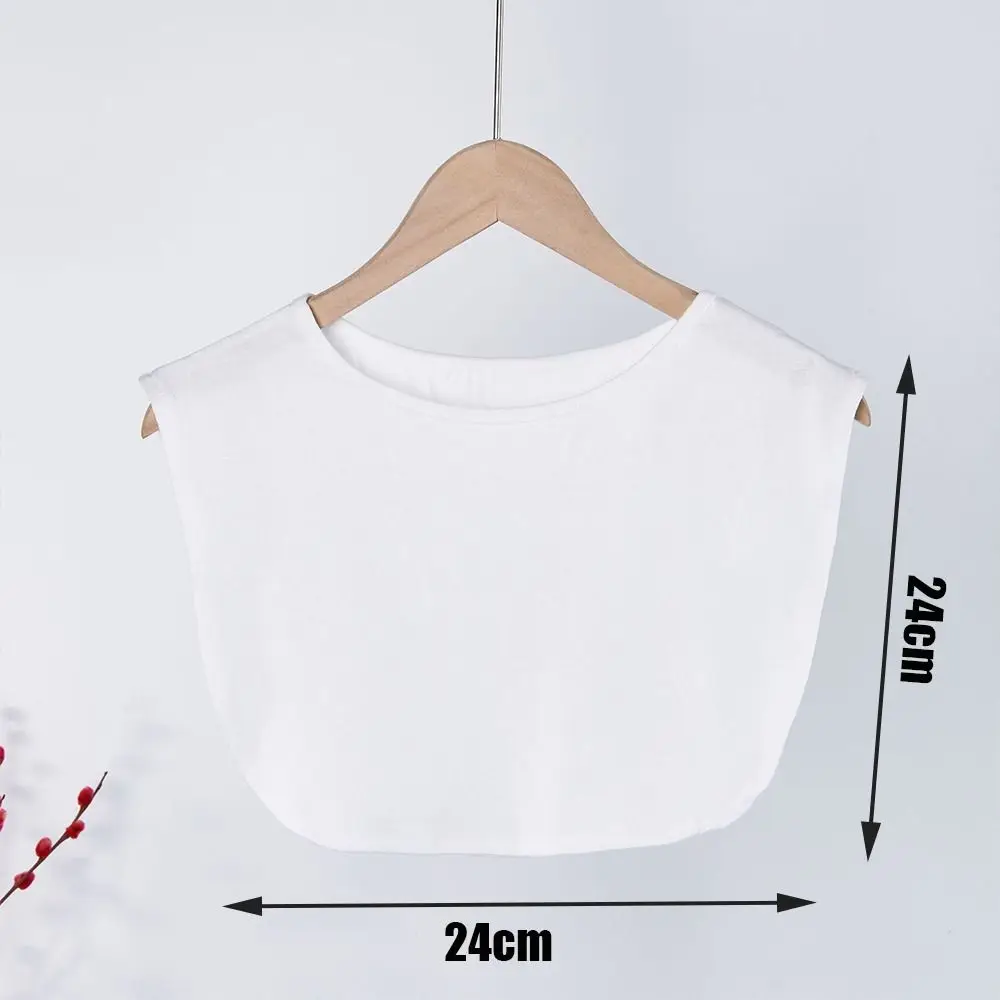 Base Decorative Solid Color Fake Collar Comfortable Brushed False Collar Turtle Neck Detachable Shirt Collar Home Wear