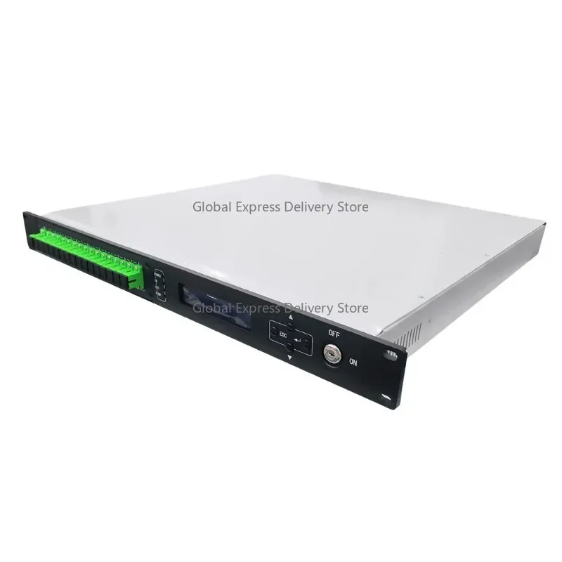 

2025/1550nm 16 Ports of Optical Output with High Power Optical Fiber Amplifier EDFA up to 256 Outputs Dual Power Supply