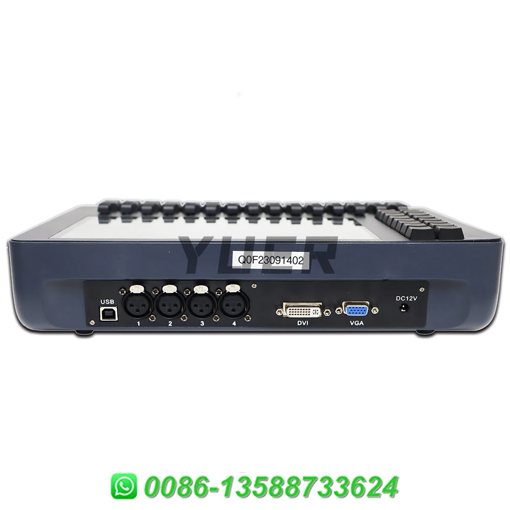 New Q0 Mobile Fader Wing Stage Lighting Controller Touch Screen Control DJ Lighting Disco LED Moving Head Light Latest Version