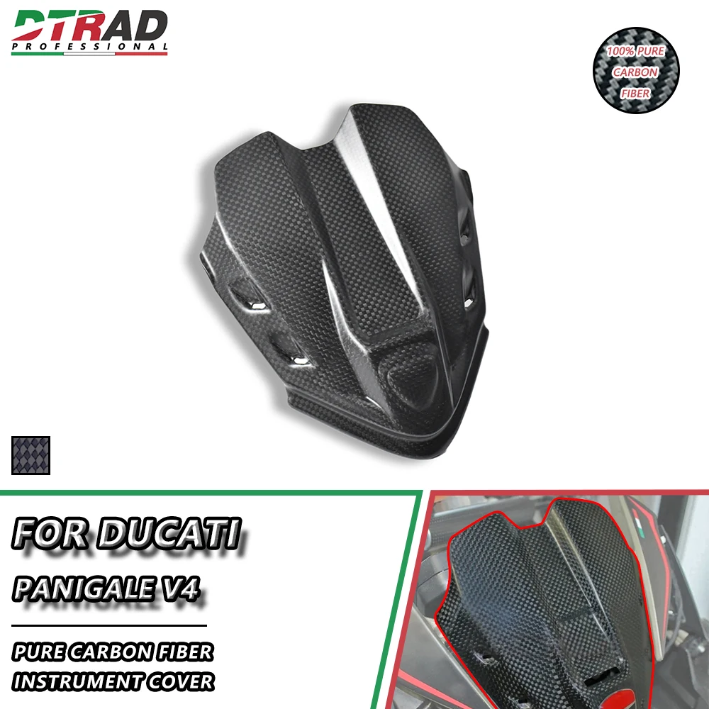 Instrument Cover For DUCATI Panigale V4 S Speciale 1100 Corse SP R 1000 SP2 V4S V4R Superleggera Plain Carbon Fiber Motorcycle