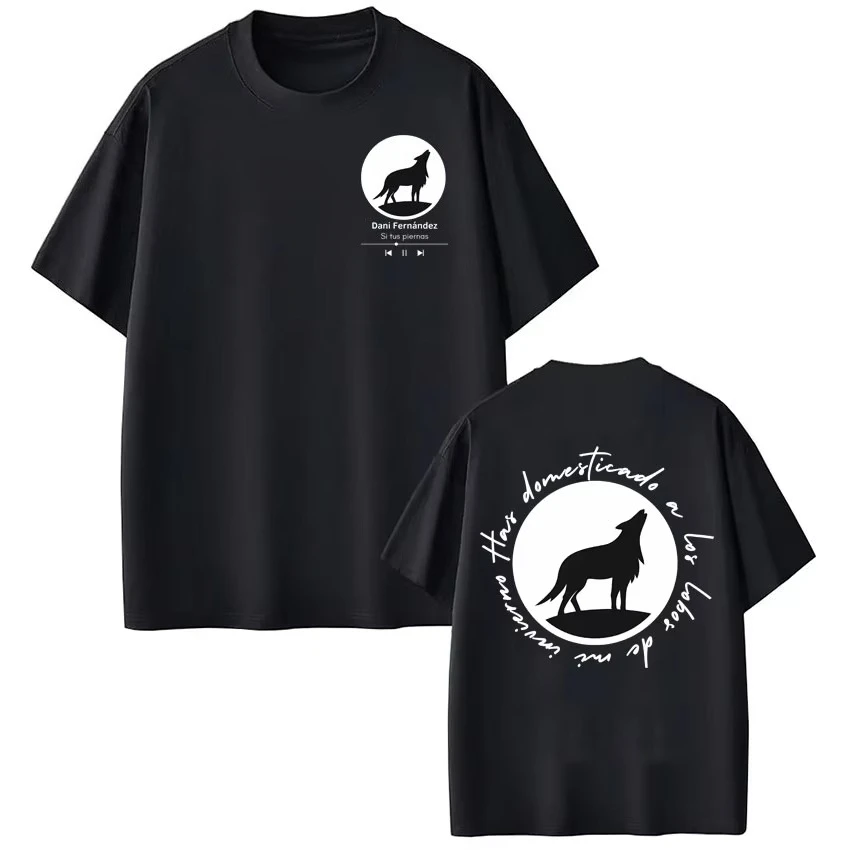 Rapper Dani Fernandez Album Tour Print T-shirts Men Women Vintage T-shirts Short-sleeved top Cotton Vintage T-shirts Fan Gifts