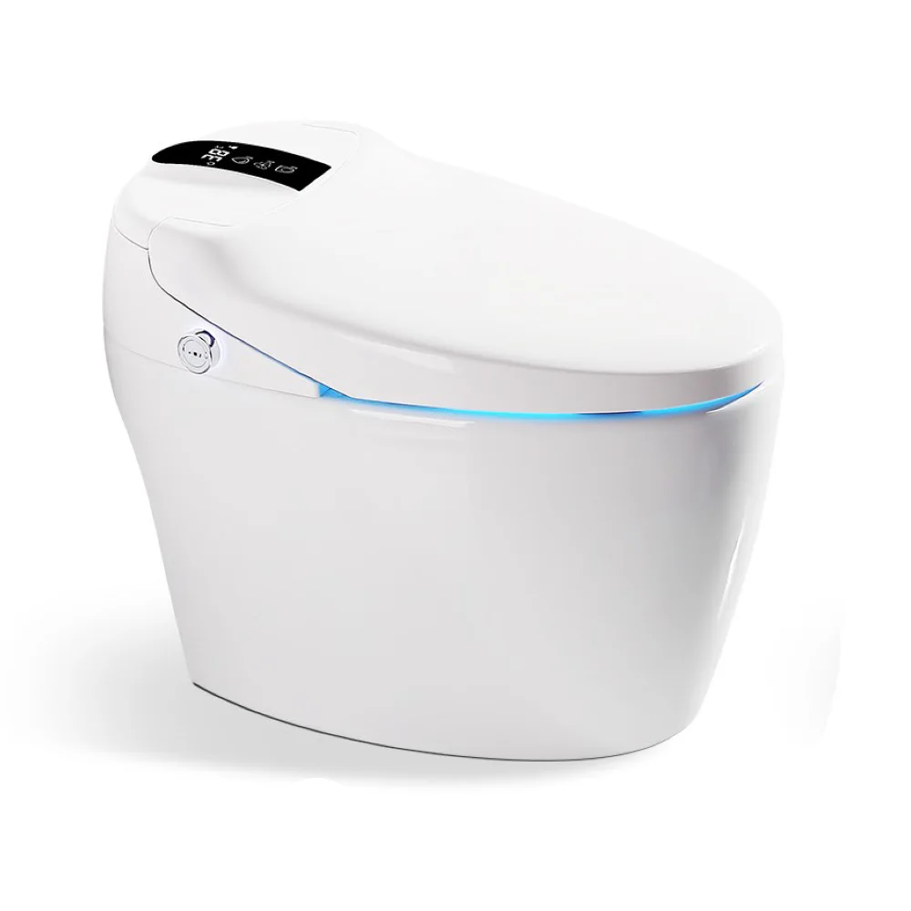 Tankless Intelligent Smart Toilet, Automatic Open Self-Cleaning Electronic Bidet Toilet