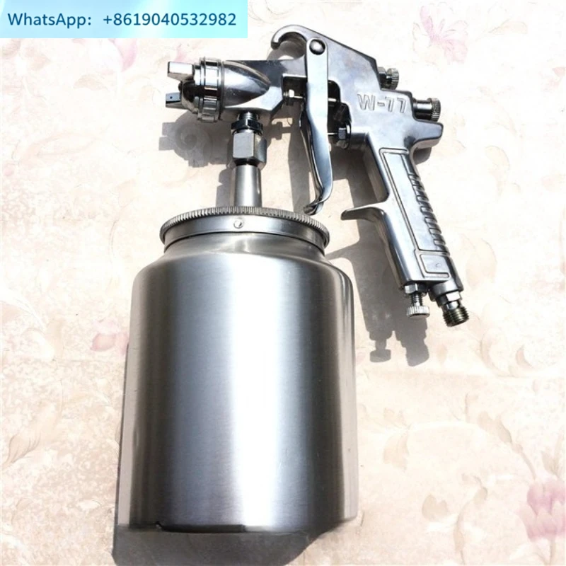 German craft large diameter spray paint W-77S glue paint pneumatic spray lower pot high atomization spray lower pot