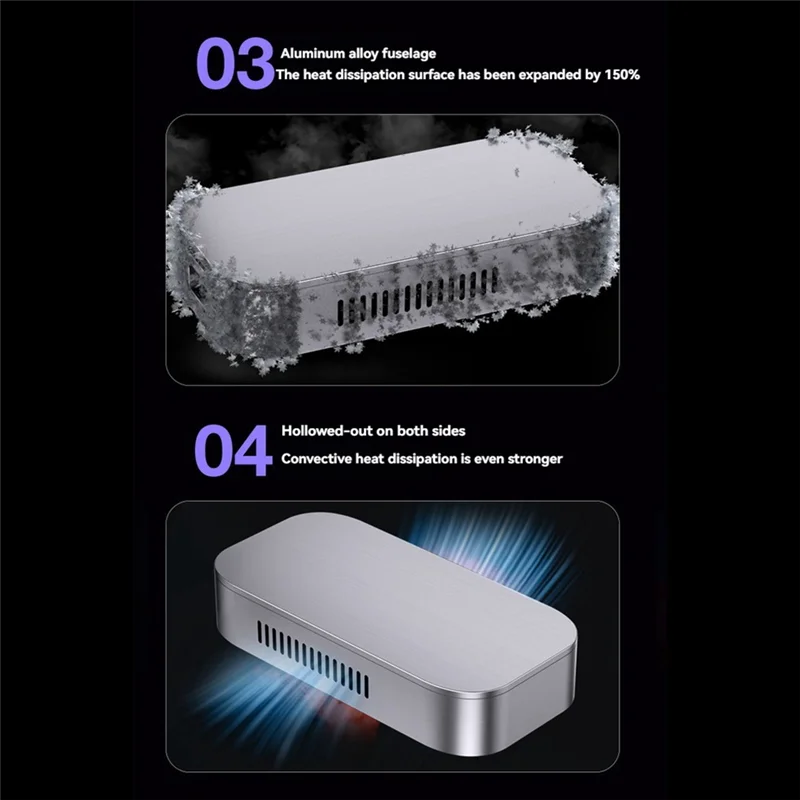 A99E-80Gbps Thunderbolt 5 SSD Enclosure JHL9480 Chip SSD Enclosure 80Gbps SSD Enclosure