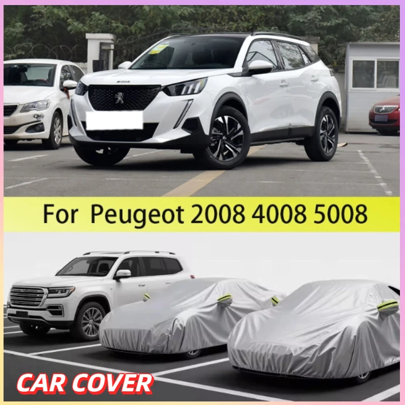 

Car cover for Peugeot 2008,4008,5008,408 GT,Dust proof car cover,car dust,waterproof tape,with reflective strip