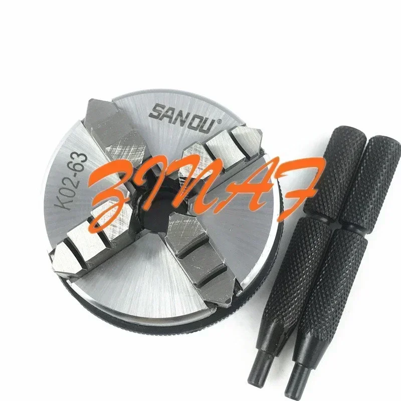 Sanou K01-50 Mandrino per tornio tre/quattro ganasce, M14 * 1 per K01 50 63 K02-50 K02-63 Mini fai da te metallo legno tornio utensili Biella