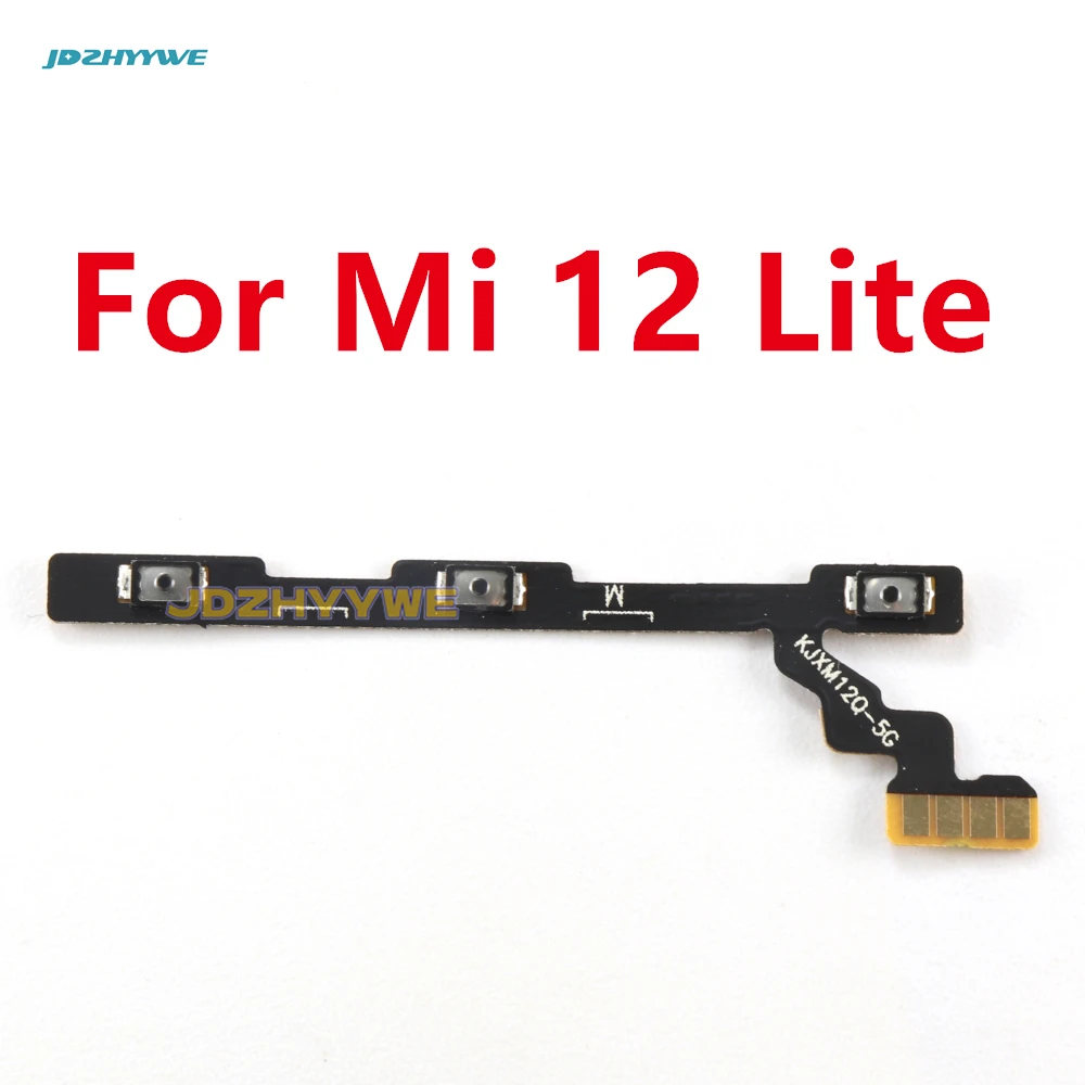 Power ON OFF Mute Switch Control Key Volume Button Ribbon Flex Cable For Xiaomi Mi 13 12 12S 12T Pro 12 Lite 12C 13  Lite