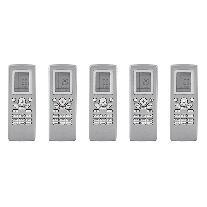 5X Universal Remote Control For Gree Tadiran Sinclair Air Conditioner YT0F YTOF YT1F1 YT1F2 YT1F3 YT1F4 YT1F YT1FF YB1F2