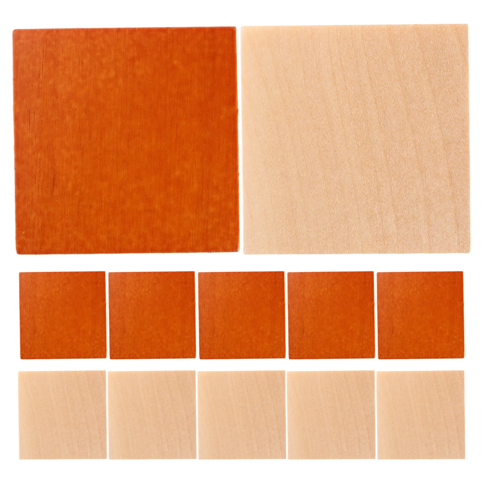 

48Pcs Wooden Mini Floor Tiles Double-Sided DIY Dollhouse Flooring Set Realistic Grain Texture for Room Scenes Home Office