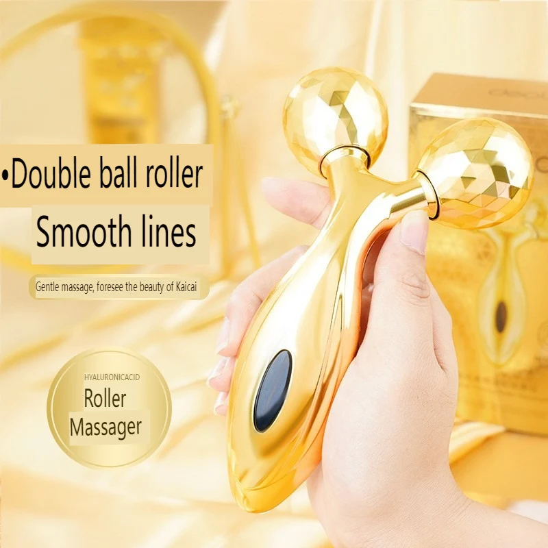 3D Roller Facial Massage Beauty Instrument, It Fits The Skin Comfortably, Smoothes The Curve, Shapes The Face Shape ML-047