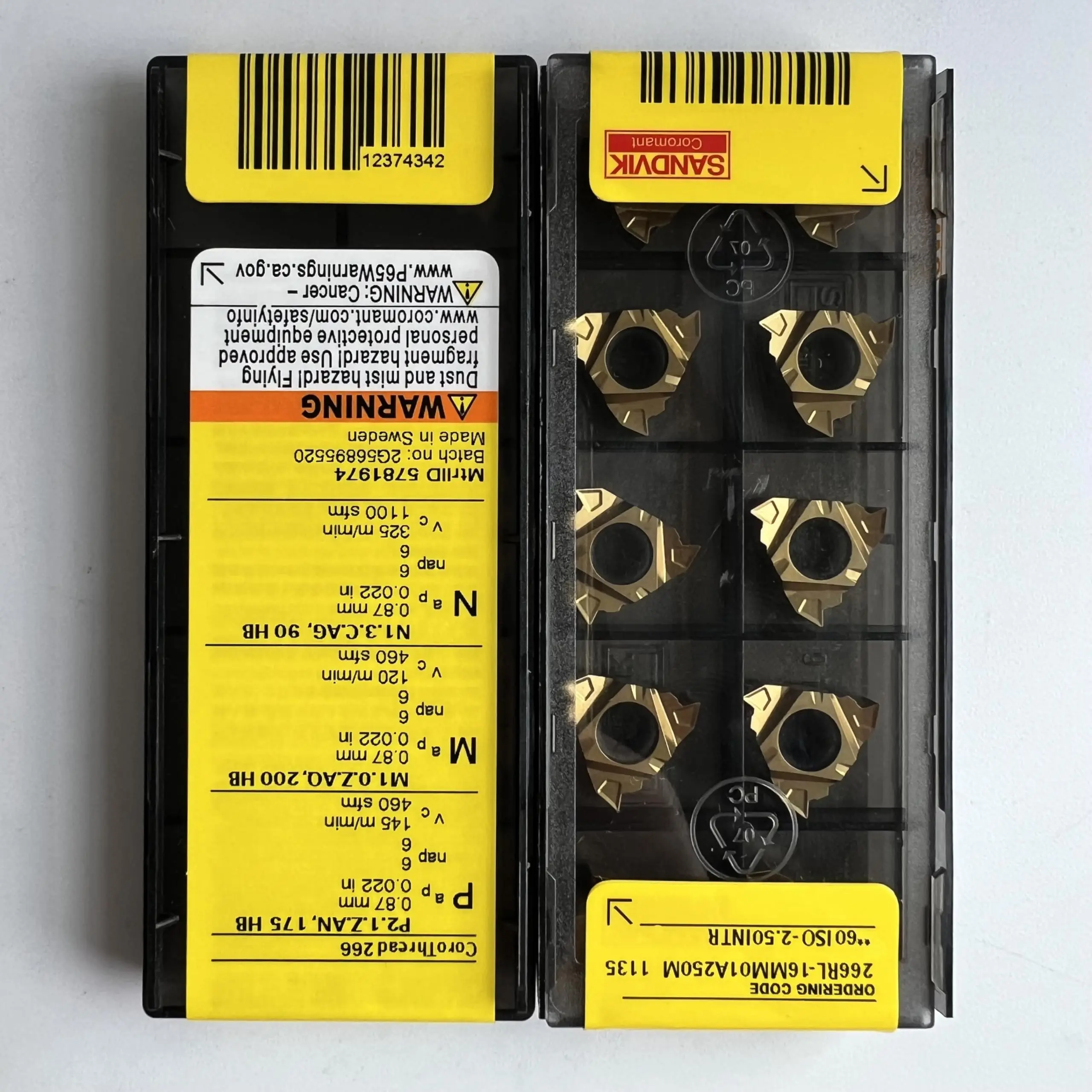 

Original blade 266RL-16MM01A250M 1135 /Carbide CNC Blade 10 Pieces