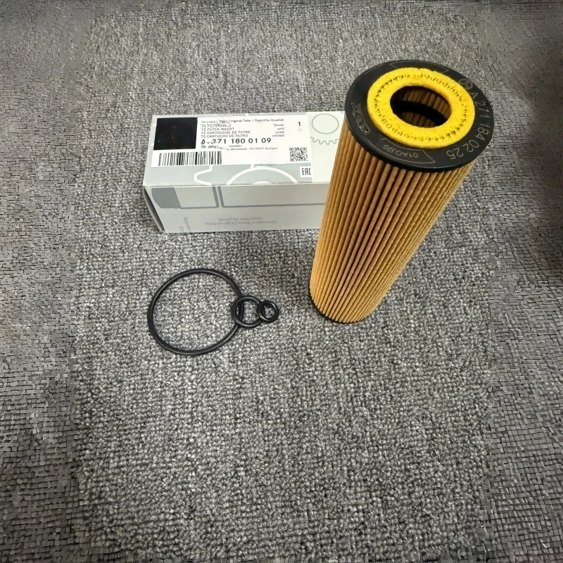 10 pcs Engine Oil Filter Element/with o-ring 2711800009 A2711800009 2711800109 A2711800109 A2711840125 For C230 W203 03-05 1.8 L