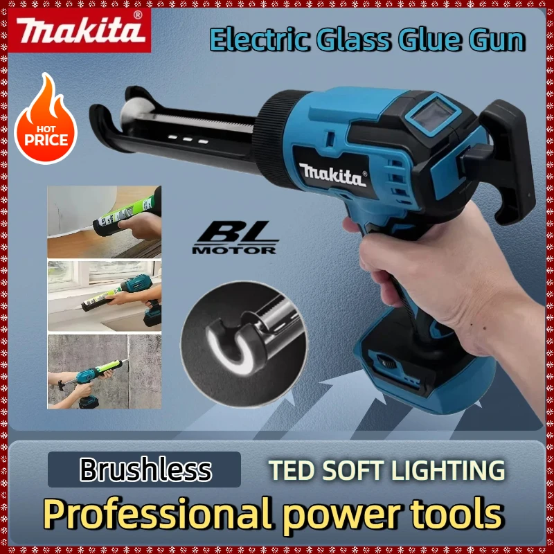 

Makita Electric Glass Caulking Gun LED 6 Speed Gun Repair Tool Cordless Silicone Multifunctional DIY For Makita Battery