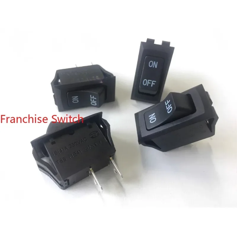 

10PCS Rocker Switch R-2-110-C2N-BB Two-foot Ship Printed ON-OFF