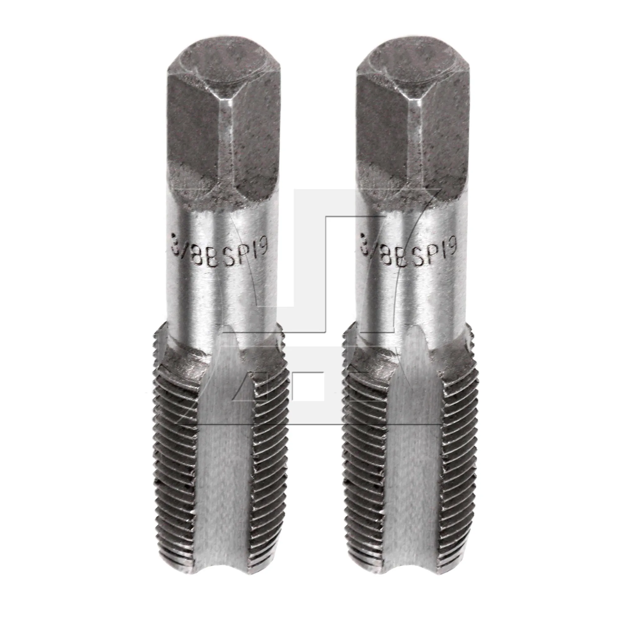 CNBTR 2 Pcs Bearing Steel Hand Tap Thread 3/8