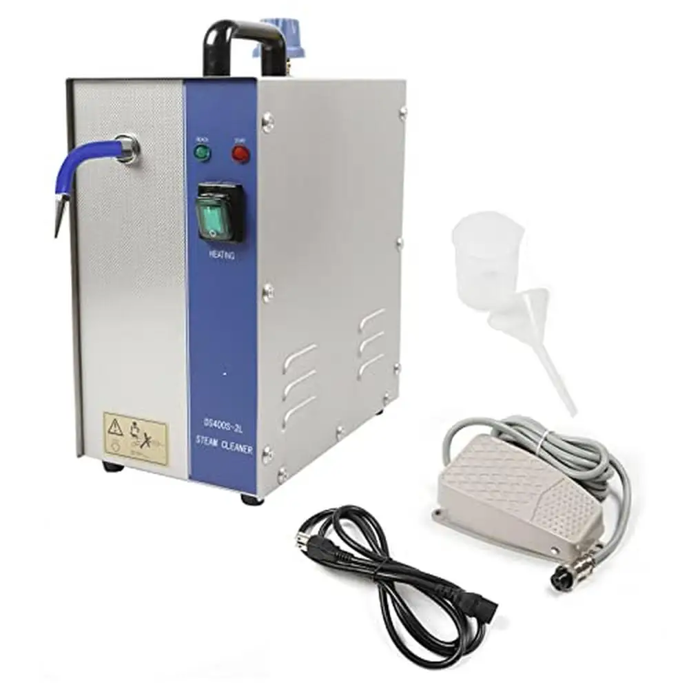 

2L Professional Stainless Steel Jewelry Steam Cleaner Machine 1300W 110V Gem Washer Equipment Gold Silver Cleaning Kit LJTR9250