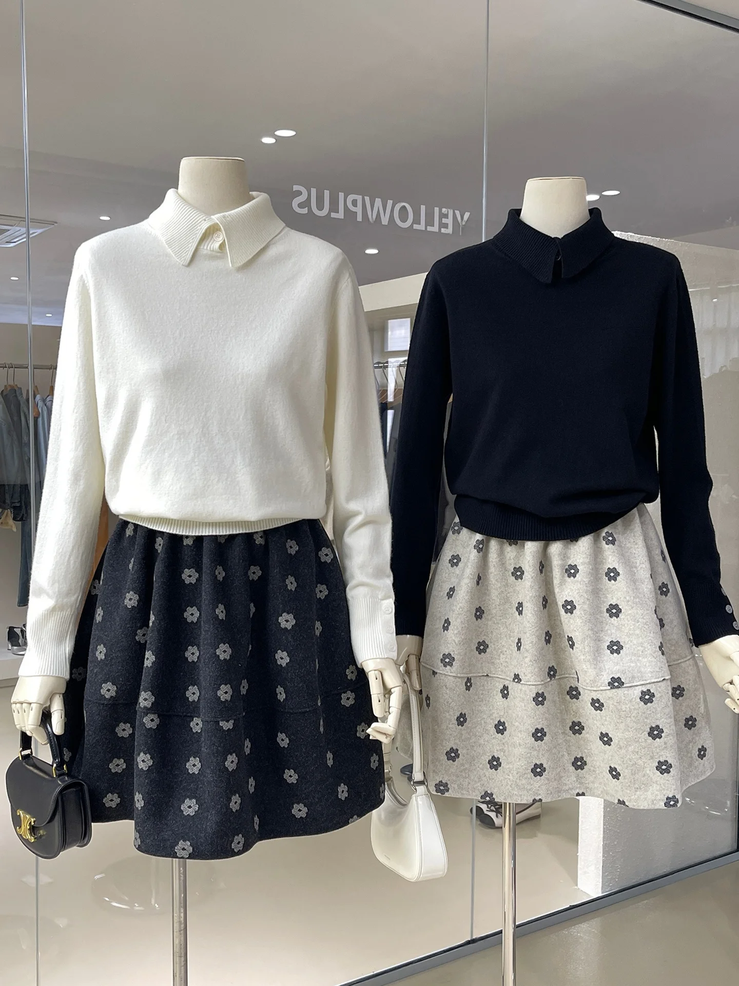 Maglieria invernale Faion Camere Lungo Sve Pendolarismo Versatile Colore puro Morbido e delicato sulla pelle Top da donna Coreano Sle Loose Fit