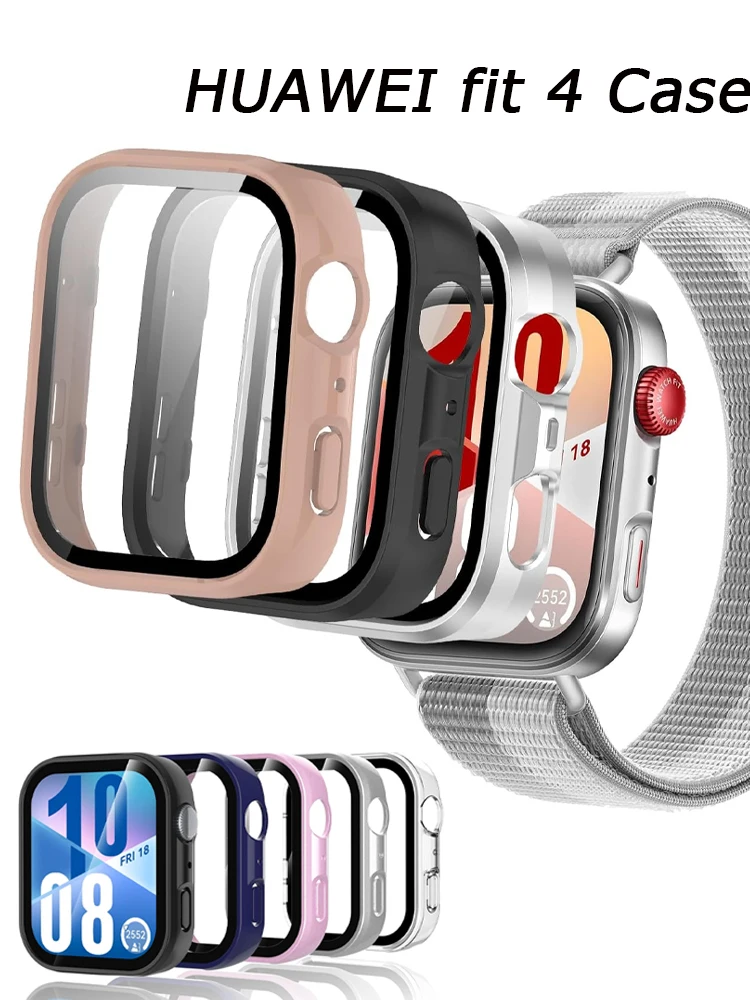 �y�Z�[�����zHuawei Watch Fit 4�p�P�[�X �A�N�Z�T���[ �n�[�hPC�o���p�[ �����K���X�X�N���[���v���e�N�^�[ �J�o�[ �o���h �X�g���b�v Huawei Fit 4 �ی�