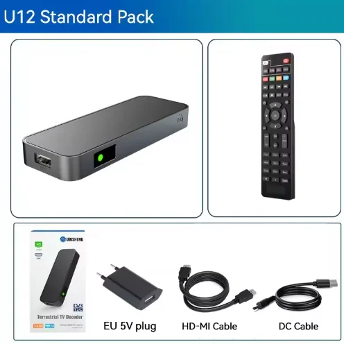 مُستقبل التلفزيون الرقمي الصغير U12 DVB-T2: تقييم ونصائح للاستخدام الفعّال