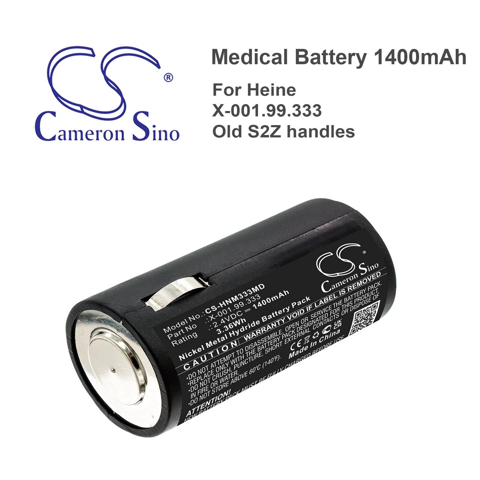 

Аккумулятор Medical1400 мАч для Heine X-001.99.333 Old S2Z ручки