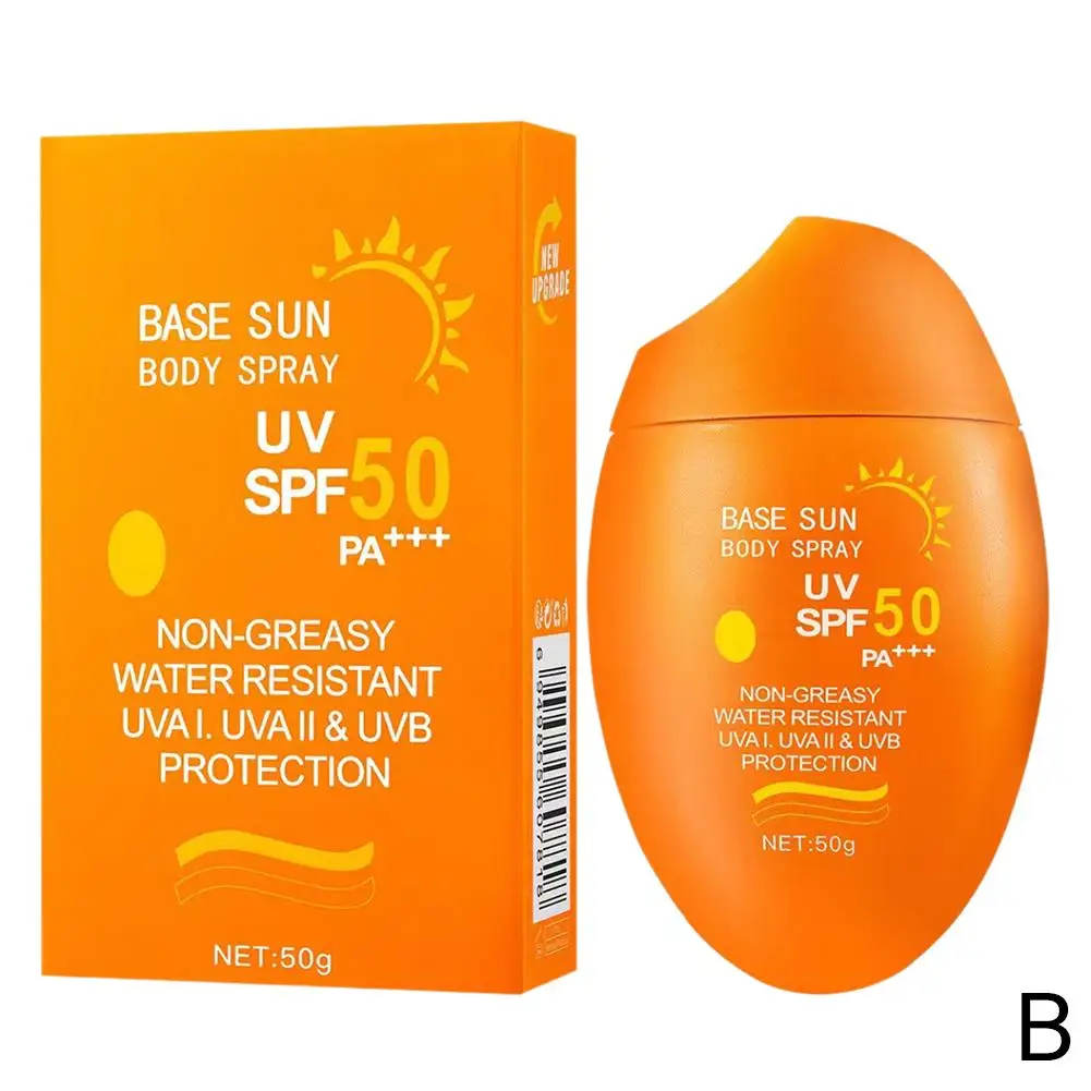 Protezione solare per il corpo SPF 50 Protezione solare leggera e rinfrescante Crema solare per la protezione solare Blocco solare per le donne coreane F E5L6