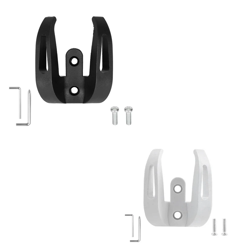 Universal Front Hook Hanger Electric Scooter For Xiaomi 1S / Pro2 Helmet Dual Claw Bags Grip Scooter Handle Hook White