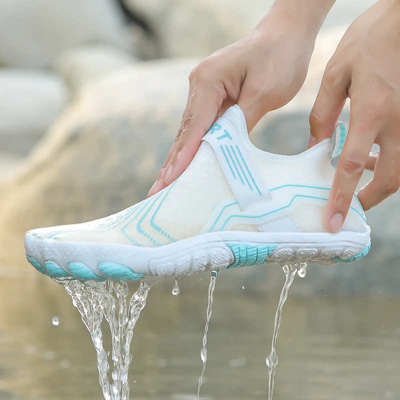 Buty do wody dla mężczyzn szybkoschnący boso Aqua Sneakers buty do wędrówek na plażę do nurkowania łódką do uprawiania sportów wodnych na świeżym