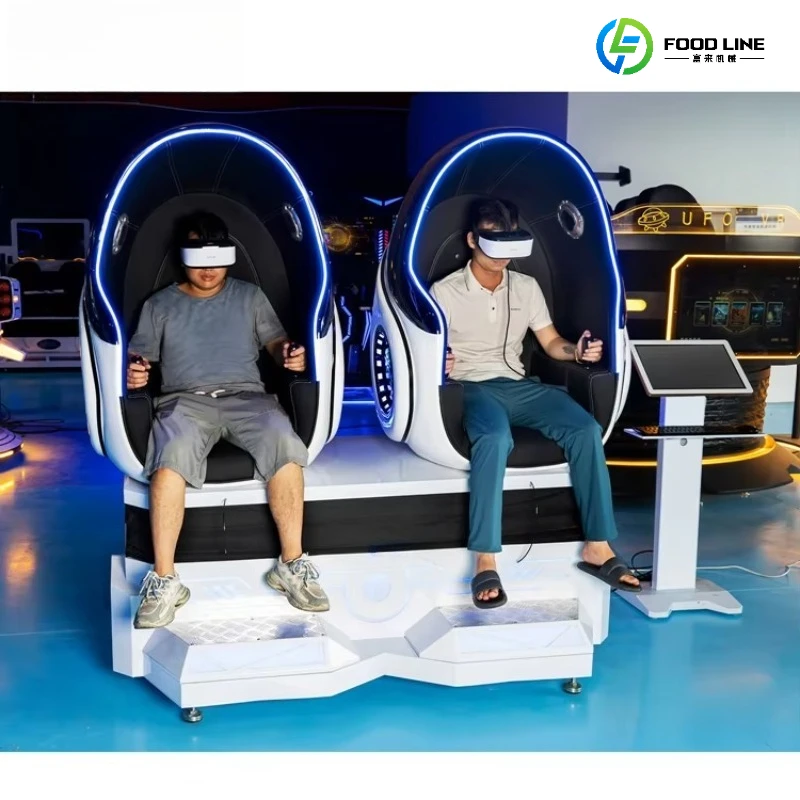 2026 Hot Sale Egg Chair Shaped 9D VR Pod Simulator Fun Indoor Virtual Reality Experience for Kids for Shopping Malls Customized