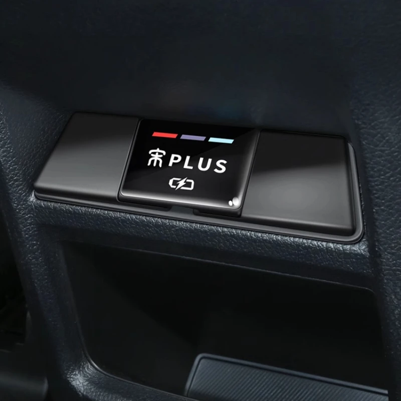 New High Quality For BYD Song Plus 2020 - 2025 Car Rear USB Charging Port Protective Cover Dustproof Waterproof Cover Auto Inter