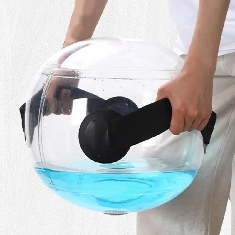 15kg Adjustable Workout Aqua Bags Water Training Bag Adjustable Inflatable Water Power Bags For Fitness Body Building Aqua Ball
