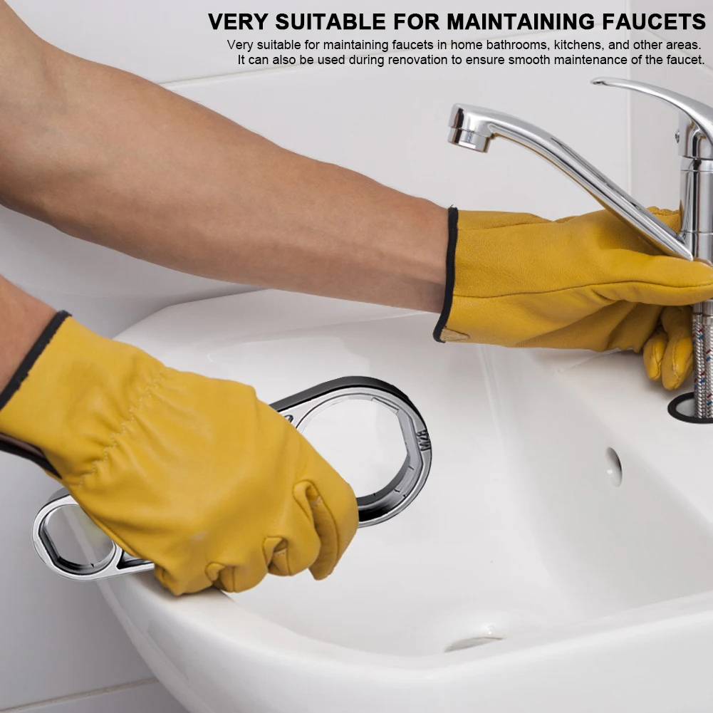 6 in 1 Faucet Wrench Tool Universal Water Outlet Aerator Nozzle Filter Removal Repair Disassembly Spanner Hand Tool