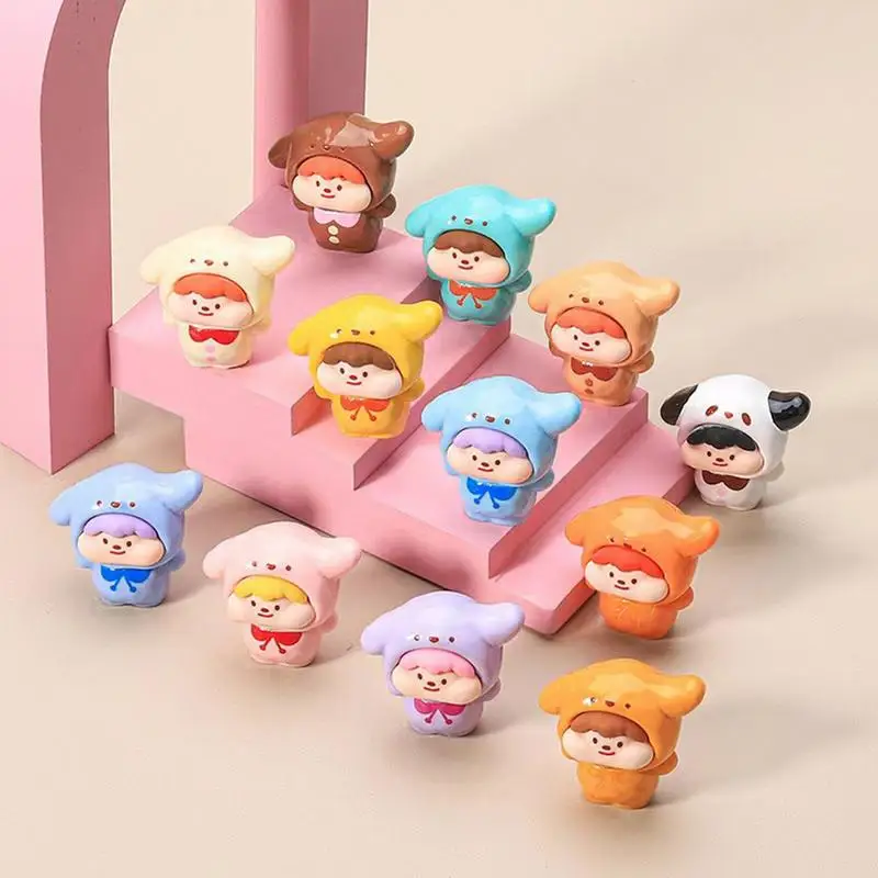 Meatball Marshmallow Puppy Series Mini Doll Cute Anime Figure Desktop Model Girls Gift Collection