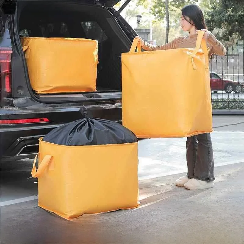 

Вместительная сумка для переезда и хранения, органайзер для путешествий, сумка-коробка из тканого материала под змеиную кожу, с ручкой, из ABS/PC пластика