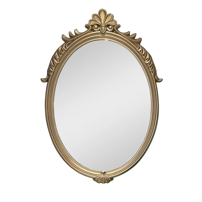 Vintage carved bathroom mirror