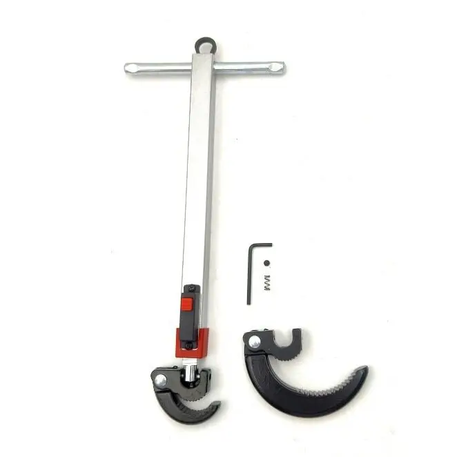 1pcs Telescoping Basin Wrench Adjustable 3/8In To 1-1/4In Jaw Capacity,Sink Wrench For Tub Drain Plumber Wrenches Tool