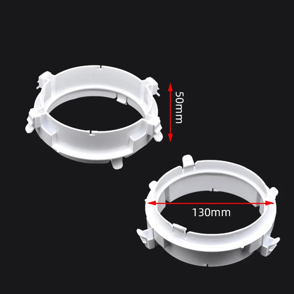 Plastic 130mm For Exhaust Pipe Interface For Midea Portable Air Conditioner Hose Connector Window Shutter Adapter White