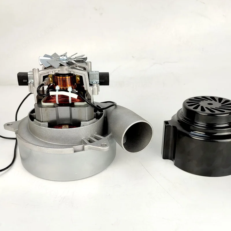 Dust-Free Twin Blade Table Saw Fan Motor Complete Accessories, Woodworking DIY Cutting Machine Vacuum Extraction Blower Motor
