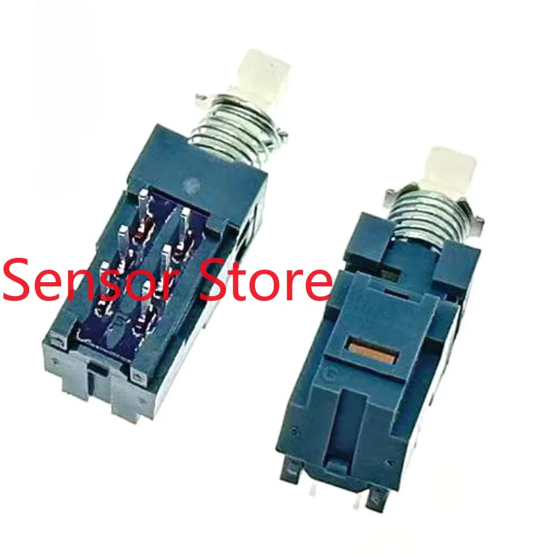 10PCS Direct Key Switch MPN-S2-A Self-locking 2-pole 6-pin Piano   Two s