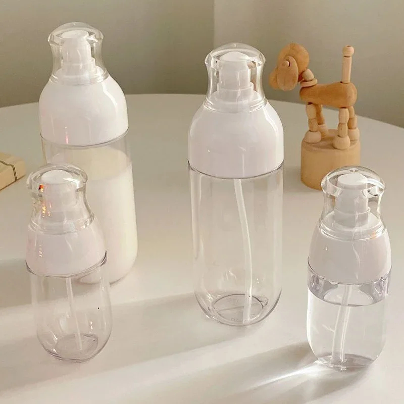 4styles Plastic Cream Shampoo Pump Bottle Portable Refillable Lotion Bottles Container Essential Oil Travel Tools Empty Cosmetic