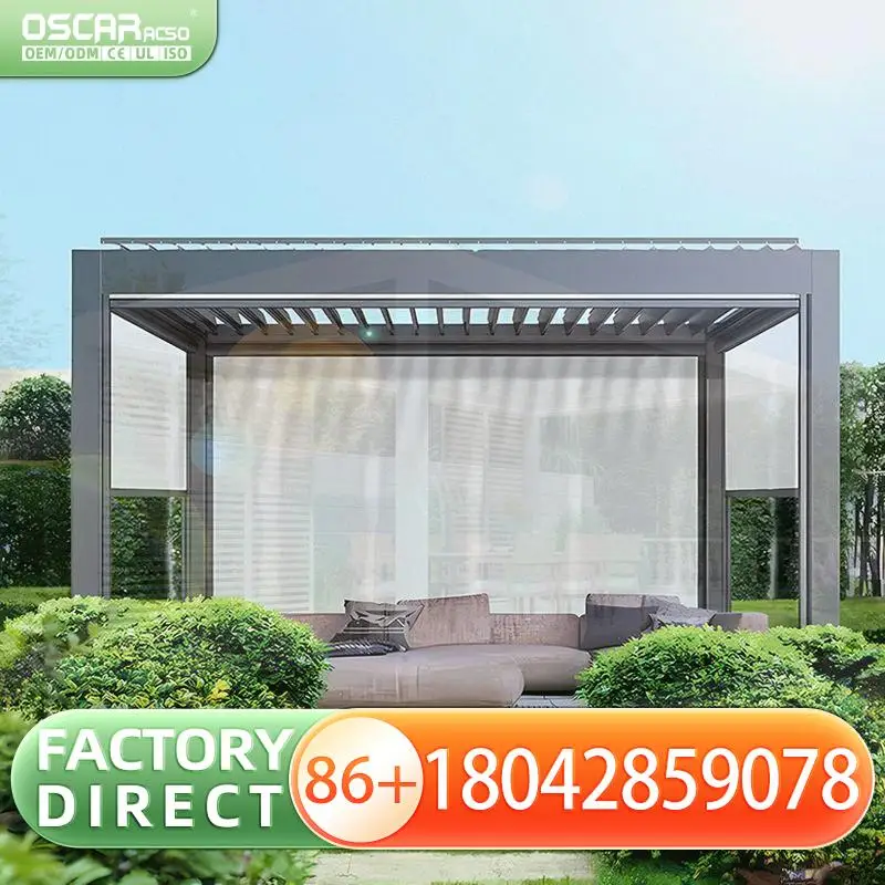 

6x5 5x5 Aluminum in White and Black for Garden Patio Backyard Pergola