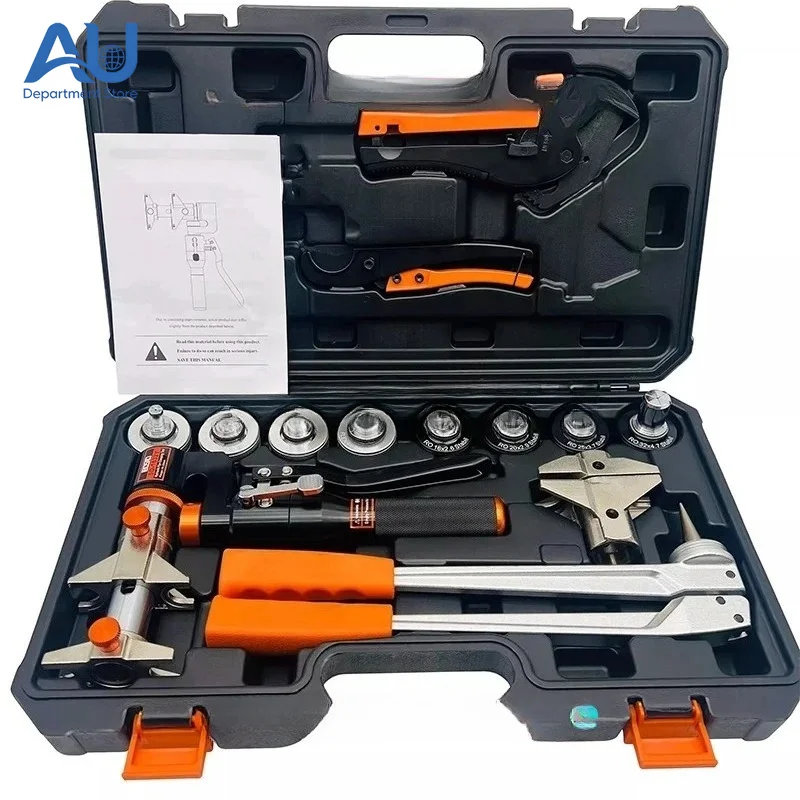 Hydraulic Slip-On Clamp & Pipe Expander, Aluminum-Plastic Pipe Tool for Underfloor Heating Installation