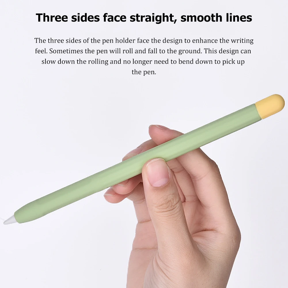 Soft Silicone Pen Holder For Apple Pencil 1st 2nd Generation Stylus Pen Cover For Apple Pencil 1 2 Protective Case Accessories