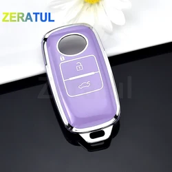 Protector de soporte de carcasa para Toyota Yaris Ativ Raize Veloz Avanza Rush Perodua Daihatsu, 3 botones, funda de TPU para mando a distancia de coche