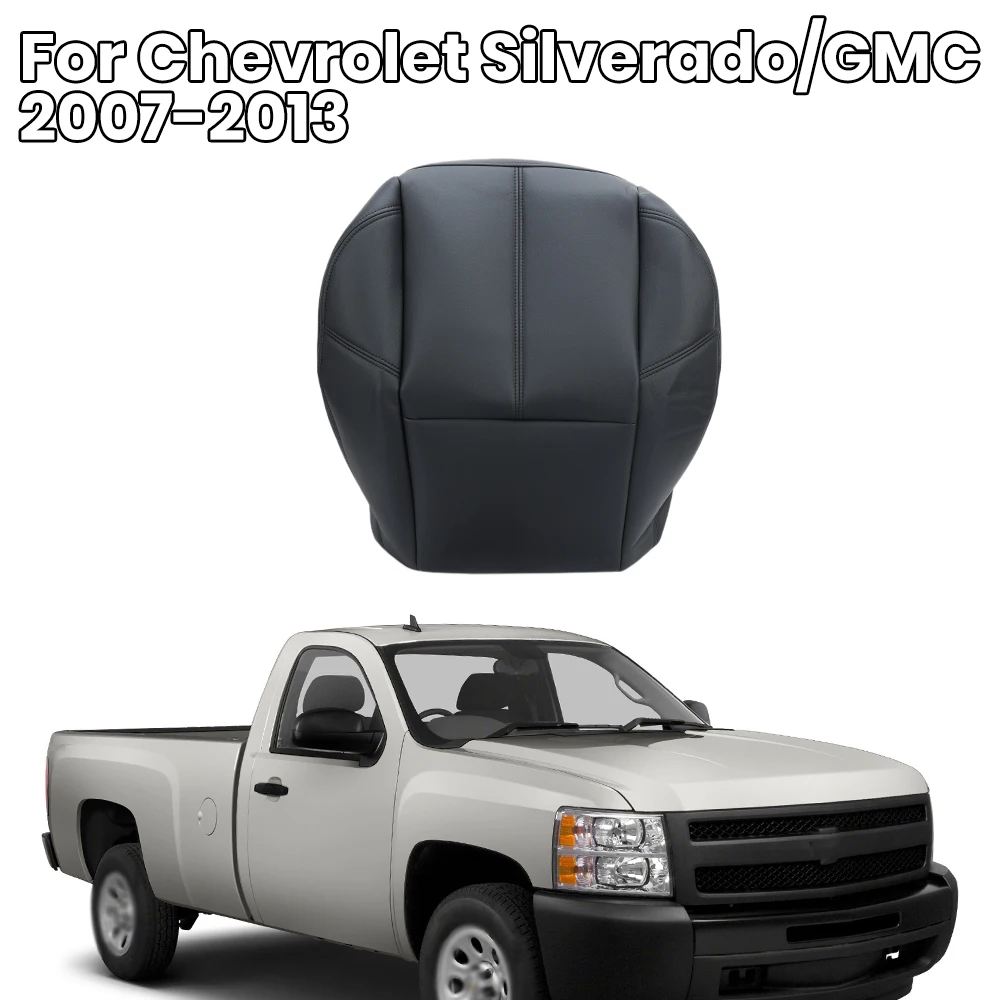 

20833416 для Chevrolet Silverado GMC 2007 2008 2009-2013, черная нижняя крышка сиденья водителя, запасные части из искусственной кожи