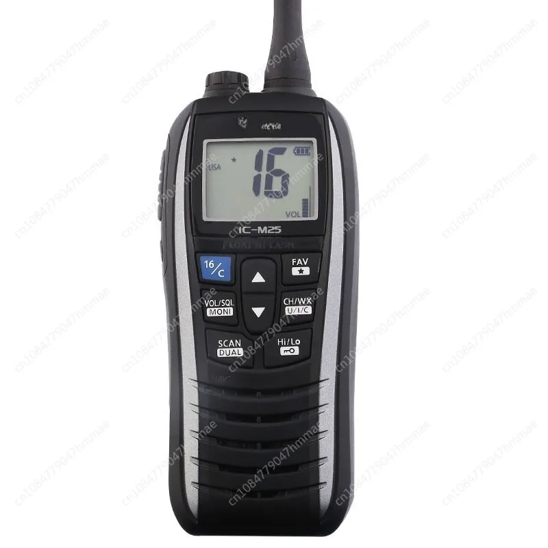 

IC-M25 5W Portable Marine Radio VHF Handheld LCD Lightweight Waterproof window