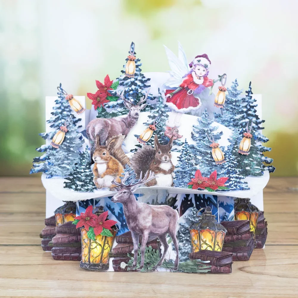 2025 جديد ممزق الدانتيل يموت سانتا Sidekicks يموت جمع يموت الشتاء توهج يموت مجموعة DIY بها بنفسك سكرابوكينغ بطاقات المعايدة ورقة Carft #4