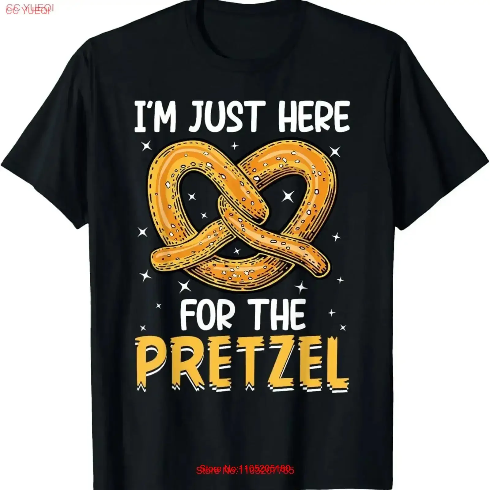 Funny Food Oktoberfest Pretzel Lover T Shirt vintage Washed Breathable homme Casual Slightly graphic streetwear Soft vintage