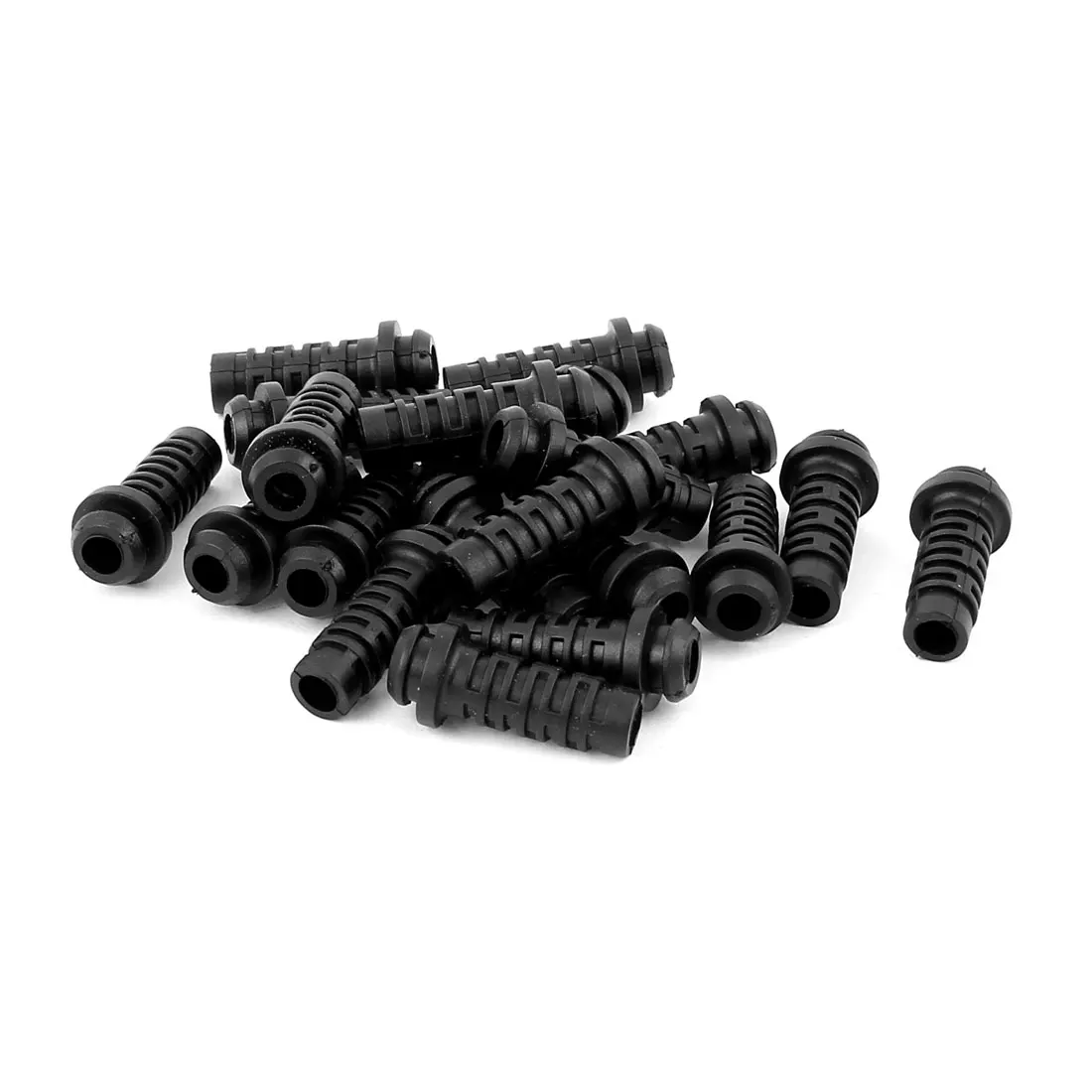 20Pcs 4mm 5mm Cable Gland Connector Rubber Strain Relief Cord Boot Protector Wire Cable Sleeve for Power Tool Cellphone Charger