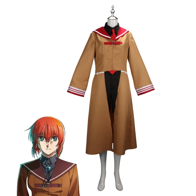 

Anime The Ancient Magus Bride Chise Hatori Cosplay Costume School Uniform Women Outfts Halloween Carnival Party Roleplay Clothes